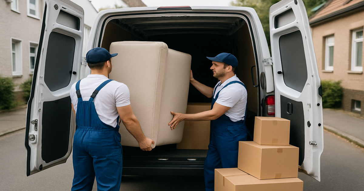 Beiladung Solingen – Professionelle Umzugshelfer beladen Lkw
